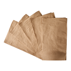 Wholesale 15"x17" 2 Ply Dinner Napkins - Kraft - 3,000 ct