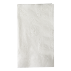 Wholesale 15"x17" 2 Ply Dinner Napkins White - 3,000 ct