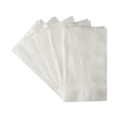 Wholesale 15"x17" 2 Ply Dinner Napkins White - 3,000 ct