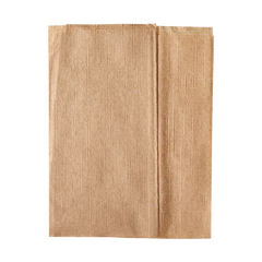 Wholesale 12"x13" Off-Fold Napkins - Kraft - 6,000 ct