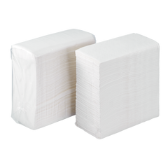 Wholesale 13.5"x7" Tall Fold Dispenser Napkins White - 10,000 ct