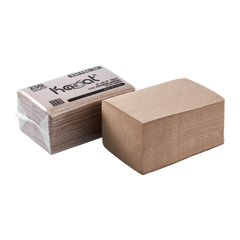 Wholesale 8"x6.5" Interfold Dispense Napkins - Kraft - 6,000 ct