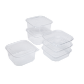 Wholesale Karart 64oz PET Tamper Resistant Deli Container with Flat Lid - 120 ct