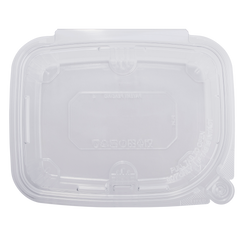 Wholesale 24oz PET Plastic Tamper Resistant Hinged Deli Container with Lid - 200 ct