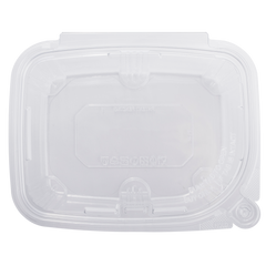 Wholesale 32oz PET Plastic Tamper Resistant Hinged Deli Container with Lid - 200ct