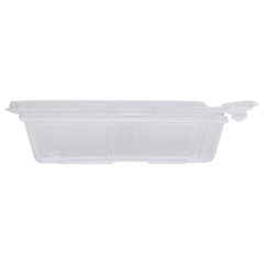 Wholesale 8oz PET Plastic Tamper Resistant Hinged Deli Container with Lid - 200 ct