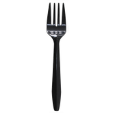 Wholesale PP Plastic Medium Weight Forks Bulk Box Black - 1,000 ct