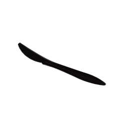 Wholesale PP Plastic Medium Weight Knives Bulk Box Black - 1,000 ct