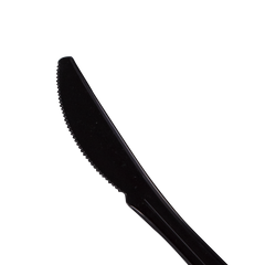 Wholesale PP Plastic Medium Weight Knives Bulk Box Black - 1,000 ct