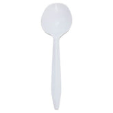 Wholesale PP Plastic Medium Weight Soup Spoons White - 1,000 ct