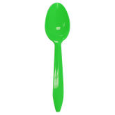 Wholesale Plastic Medium Weight Tea Spoons - Green - 1,000 ct