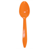 Wholesale Plastic Medium Weight Tea Spoons - Orange - 1,000 ct