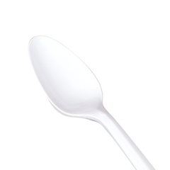 Wholesale PP Plastic Medium Weight Tea Spoons White - 1,000 ct