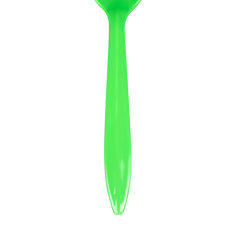 Wholesale Plastic Medium Weight Tea Spoons - Green - 1,000 ct