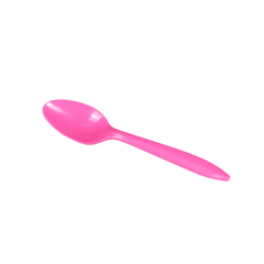 Wholesale Plastic Medium Weight Tea Spoons - Pink - 1,000 ct