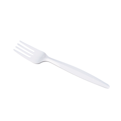 Wholesale PP Plastic Medium-Heavy Weight Forks Bulk Box White - 1,000 ct