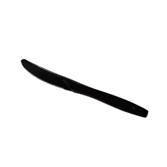 Wholesale PP Plastic Medium Heavy Weight Knives Bulk Box Black - 1,000 ct