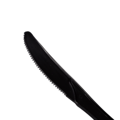 Wholesale PP Plastic Medium Heavy Weight Knives Bulk Box Black - 1,000 ct