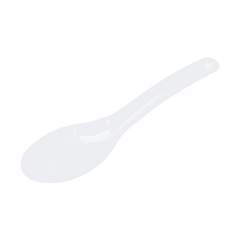 Wholesale Med-Heavy Weight Asian Soup Spoon White -1,000 ct