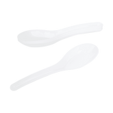 Wholesale Med-Heavy Weight Asian Soup Spoon White -1,000 ct