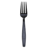 Wholesale PS Plastic Extra Heavy Weight Fork Black - 1,000 ct