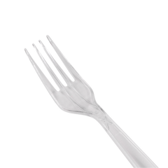 Wholesale PS Plastic Extra Heavy Weight Fork - Clear - 1,000 ct