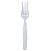 Wholesale PS Plastic Extra Heavy Weight Forks White - 1,000 ct