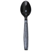 Wholesale PS Plastic Extra Heavy Weight Tea Spoons Black - 1,000 ct