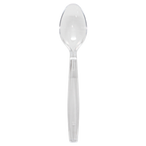 Wholesale PS Plastic Extra Heavy Weight Tea Spoons - Clear - 1,000 ct