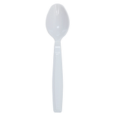 Wholesale PS Plastic Extra Heavy Weight Tea Spoons White - 1,000 ct