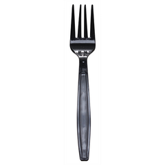 Wholesale PP Plastic Extra Heavy Weight Forks Black - 1,000 ct