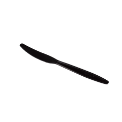 Wholesale PP Plastic Extra Heavy Weight Knives Black - 1,000 ct