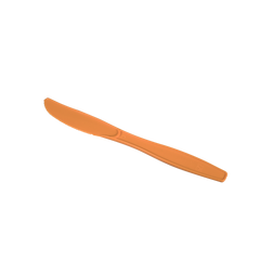 Wholesale PP Plastic Extra Heavy Weight Knives - Orange - 1,000 ct