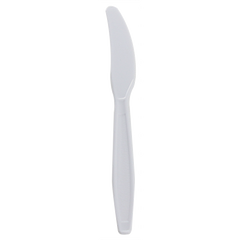 Wholesale PP Plastic Extra Heavy Weight Knives White - 1,000 ct