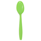 Wholesale Plastic Extra Heavy Weight Tea Spoons - Green - 1,000 ct