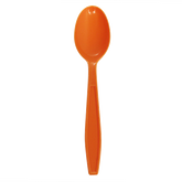 Wholesale Plastic Extra Heavy Weight Tea Spoons - Orange - 1,000 ct