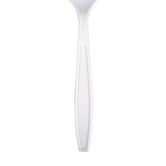 Wholesale PP Plastic Extra Heavy Weight Tea Spoons White - 1,000 ct