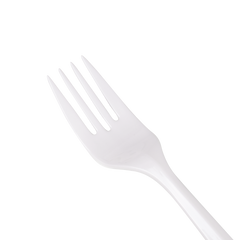 Wholesale PS Plastic Medium Weight Forks Bulk Box White - 1,000 ct