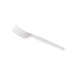Wholesale PS Plastic Medium-Heavy Weight Forks Bulk Box White - 1,000 ct