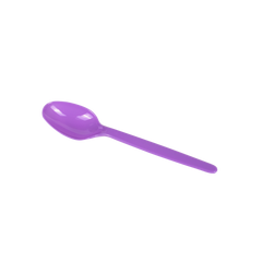 Wholesale Plastic Heavy Weight Tea Spoons - Purple - 1,000 ct