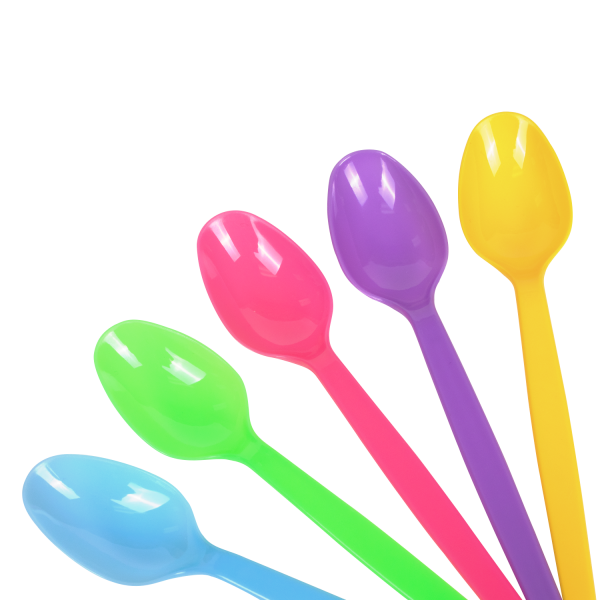 Plastic Spoons Red - 1200 ct.
