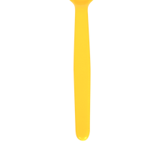 Wholesale Plastic Heavy Weight Tea Spoons - Yellow - 1,000 ct
