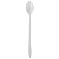 Wholesale PP Plastic Heavy Weight Soda Spoons White - 1,000 ct