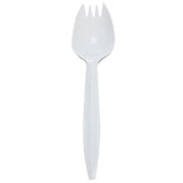 Wholesale PP Plastic Medium Weight Sporks White - 1,000 ct