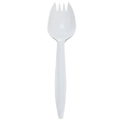 Wholesale PP Plastic Medium Weight Sporks White - 1,000 ct