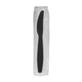 Wholesale PS Plastic Heavy Weight Knives Black Wrapped - 1,000 ct
