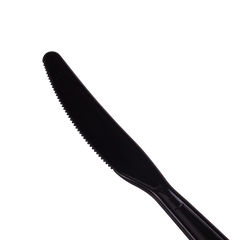 Wholesale PS Plastic Heavy Weight Knives Black Wrapped - 1,000 ct