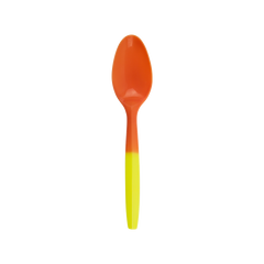 Wholesale Plastic Medium Weight Color Changing Tea Spoons - Yellow to Orange - 1,000 ct,