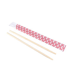 Wholesale 9" Paper Wrapped Bamboo Chopsticks Dynasty - 1,000 ct
