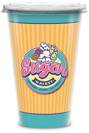 16oz Logo Printed Double Poly  Paper Cup